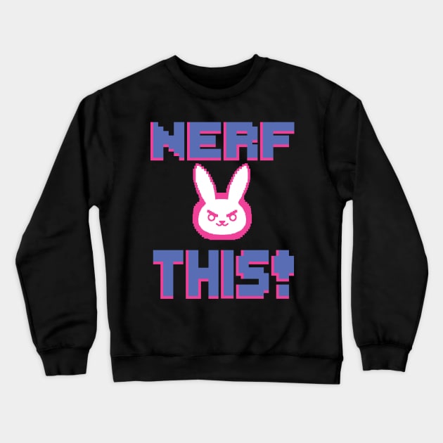 Nerf This! Crewneck Sweatshirt by KO'd Tako